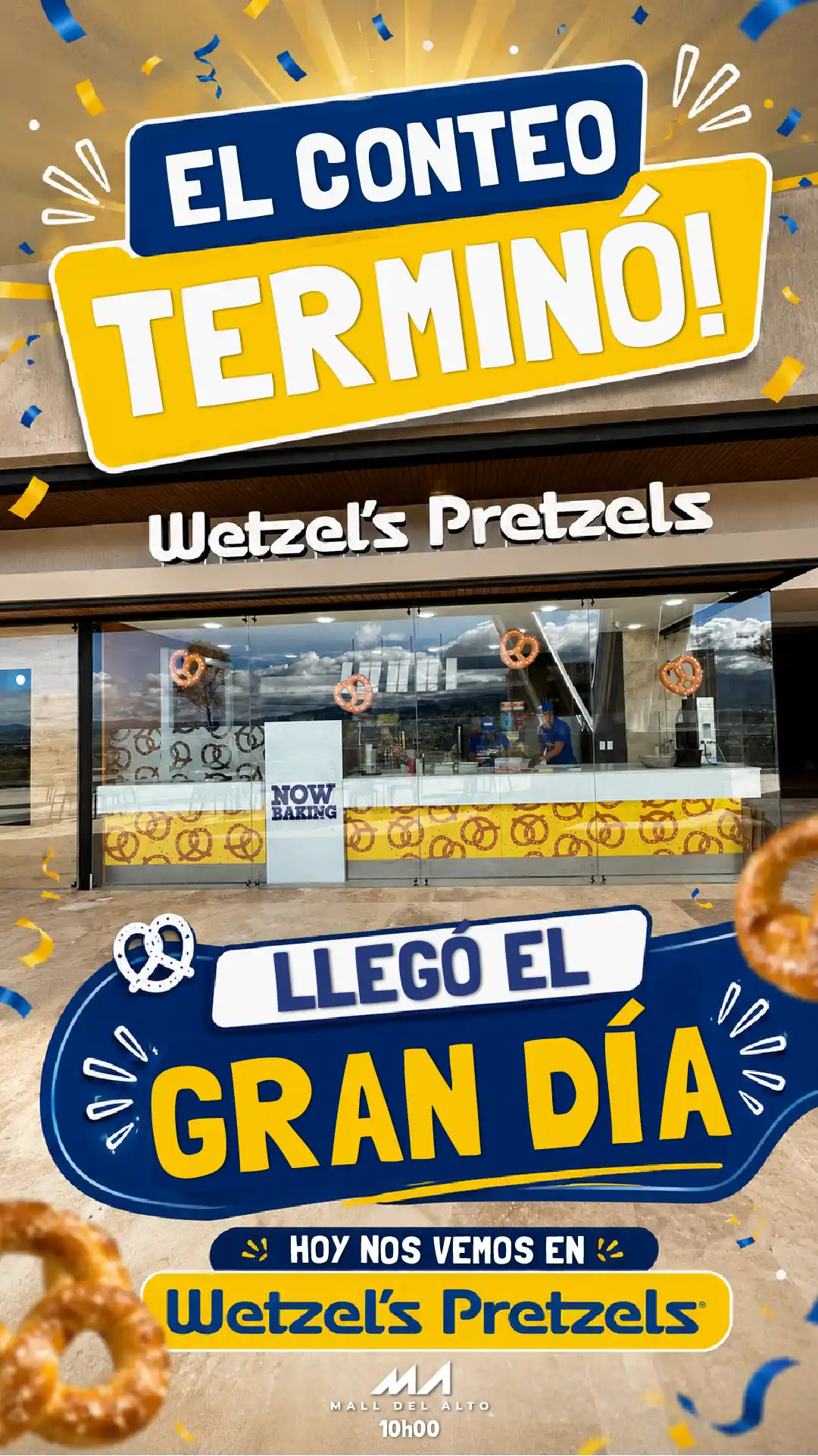 Próxima apertura Wetzel's